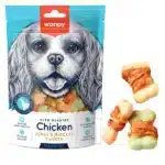 Ласощі Wanpy Chicken Jerky & Biscuit Twists з куркою для собак