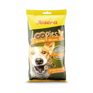Ласощі Josera Loopies з птицею для собак, 150 г