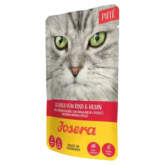 Вологий корм Josera гуляш з яловичиною і куркою для котів, 85 г