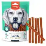 Ласощі Wanpy Soft Lamb Jerky Slices в'ялені з ягням для собак, 100 г