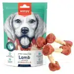 Лакомство для собак Wanpy Lamb Jerky Dumbell вяленый ягненок кость-гантель, 100 г
