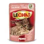 Влажный корм для взрослых кошек Monge LeChat Cat Wet Adult с тунцом и лососем