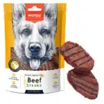 Ласощі для собак Wanpy Grilled Beef Steak стейк гриль яловичина, 100 г