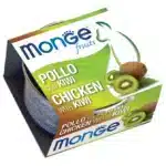 Влажный корм для взрослых кошек Monge Fruits с курицей и киви (80 г)