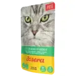 Влажный корм для кошек Josera паштет из утки и курицы с петрушкой, 85 г