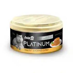 Вологий корм AnimAll Platinum паштет з качкою для котів, 70 г