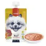 Жидкий корм для собак Wanpy Beef Carrot & Pea крем-пюре говядина с морковью