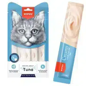 Ласощі Wanpy Creamy Lickable з тунцем для котів, 5x14 г
