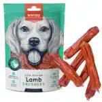Лакомство для собак Wanpy Lamb Sausages сосиски с ягненком, 100 г