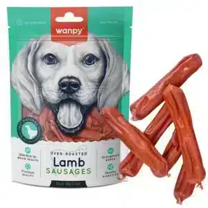 Ласощі Wanpy Lamb Sausages сосиски з ягням для собак, 100 г