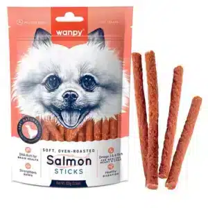 Ласощі Wanpy Salmon Sticks палички з лососем для собак, 100 г