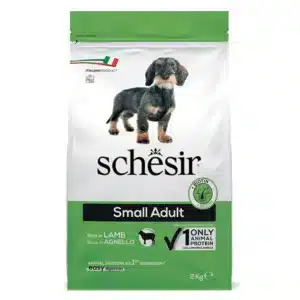 Сухий корм для дорослих собак малих порід Schesir Dog з ягням