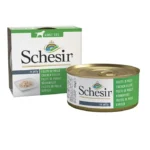 Влажный корм для взрослых собак Schesir Chicken Fillets куриное филе в желе, 150г
