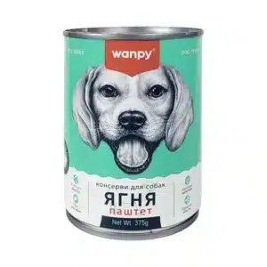 Вологий корм для собак Wanpy Lamb паштет з ягням, 375 г