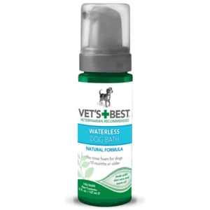 Шампунь-піна Vet's Best Waterless Dog Bath для експрес купання собак, 147 мл