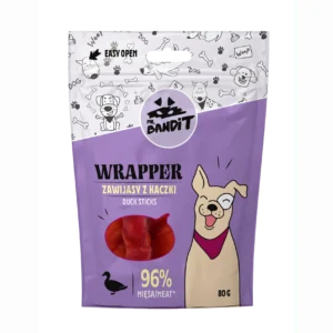 Ласощі Mr. Bandit палички обгорнуті з качкою для собак, 80 г