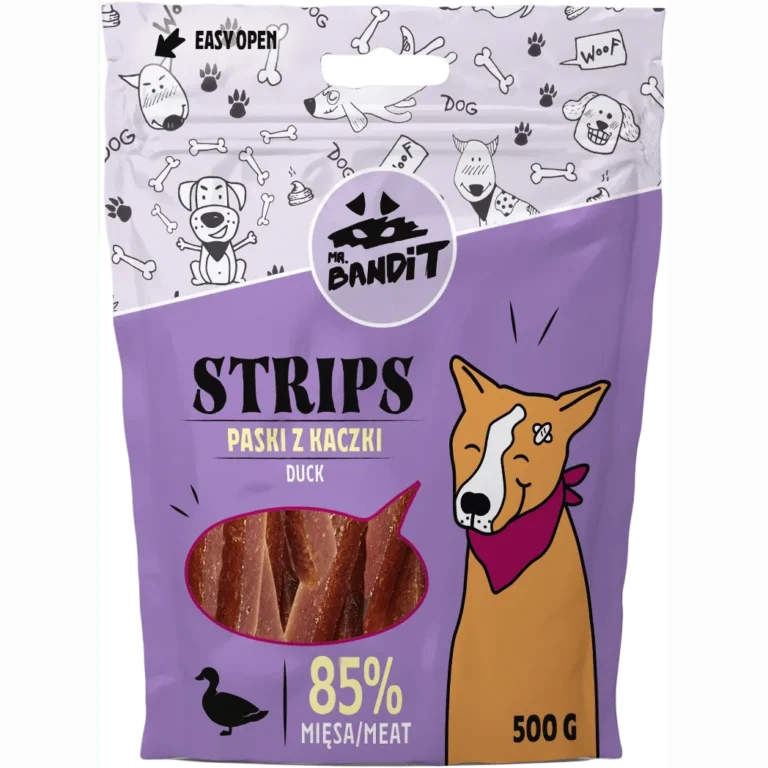 Ласощі Mr. Bandit стріпси з качкою для собак, 80 г