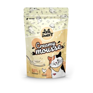 Ласощі Mr. Bandit вершковий мус з куркою для котів, 60 г