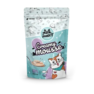 Ласощі Mr. Bandit вершковий мус з лососем для котів, 60 г