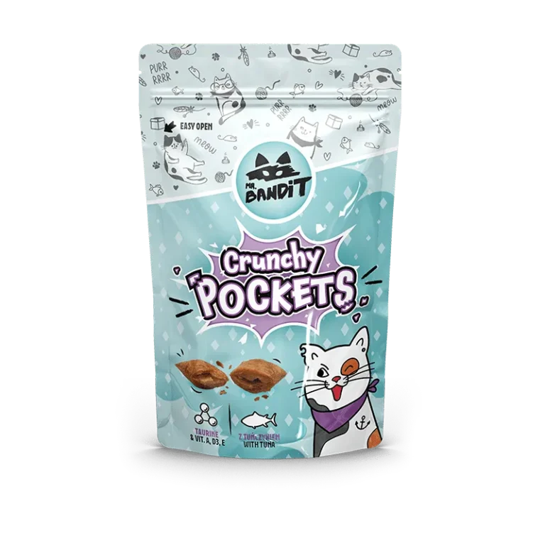 Ласощі Mr. Bandit хрусткі подушечки з тунцем для котів, 40 г
