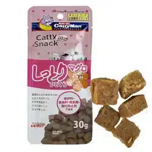 Ласощі CattyMan Moist & Meaty соковиті кубики з тунцем і куркою для котів, 30 г