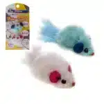 Іграшка CattyMan Mouse Toys плюшеві мишки для котів, набір 2 шт
