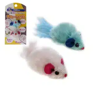 Іграшка CattyMan Mouse Toys плюшеві мишки для котів, набір 2 шт