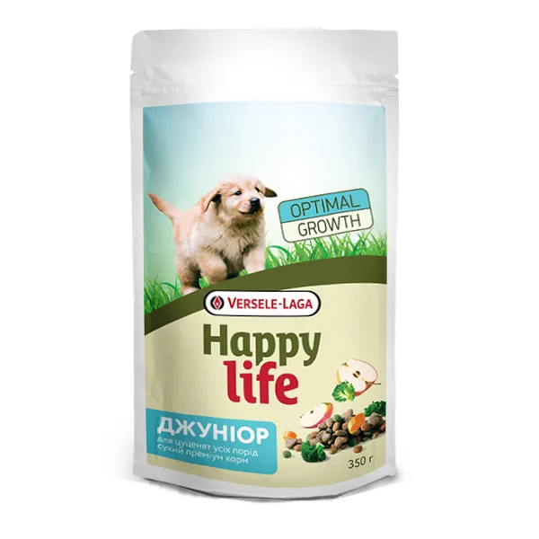 Сухий корм Happy Life Junior для цуценят з куркою