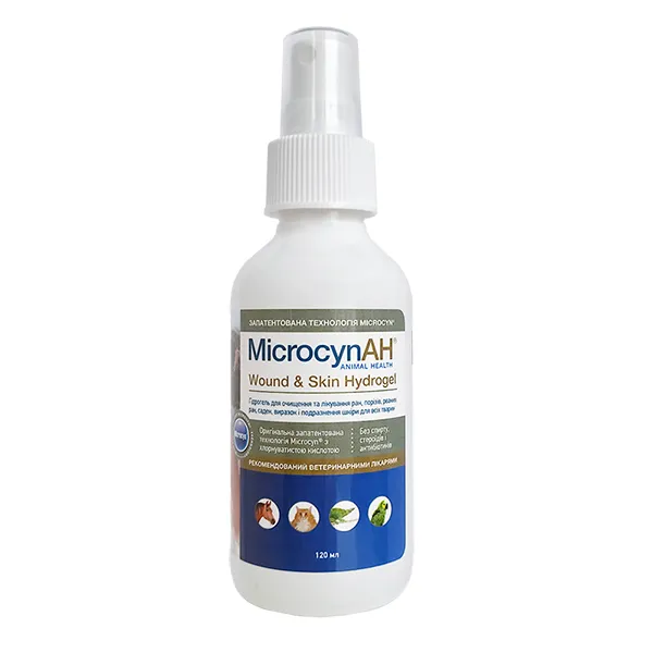 Гідрогель для обробки ран Microcyn Wound&Skin Care для тварин