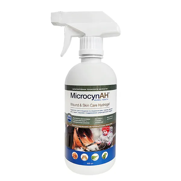 Гідрогель для обробки ран і догляду за шкірою Microcyn Wound&Skin Care Hydrogel для всіх видів тварин