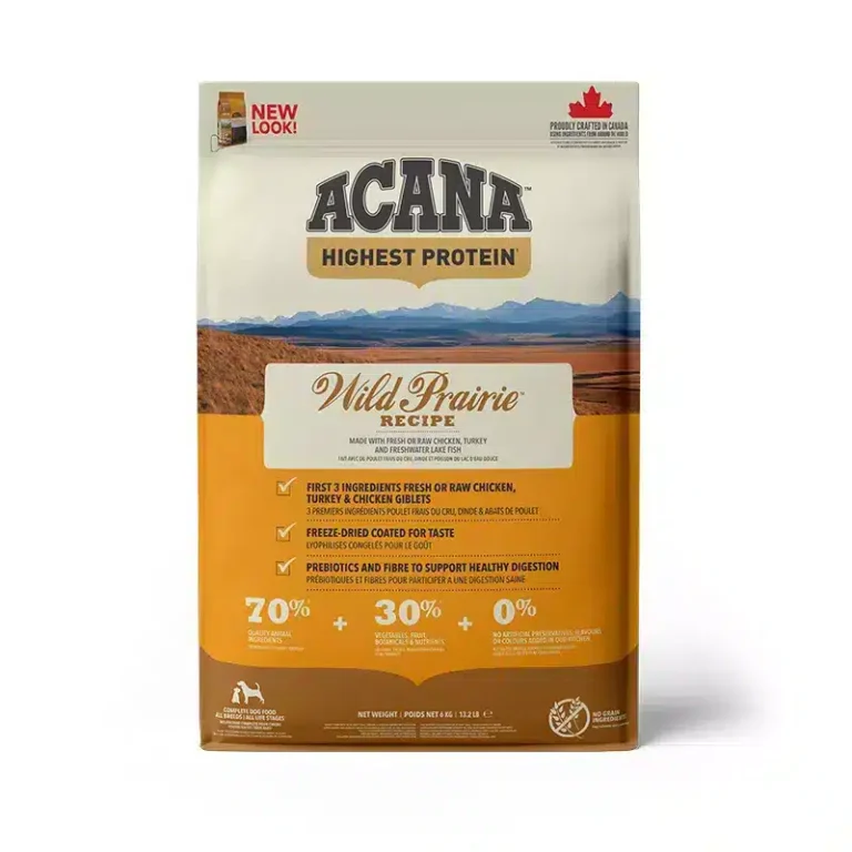 Корм для собак Acana Wild Prairie Dog Recipe, курка, індичка, яйця, риба, лівер курячий