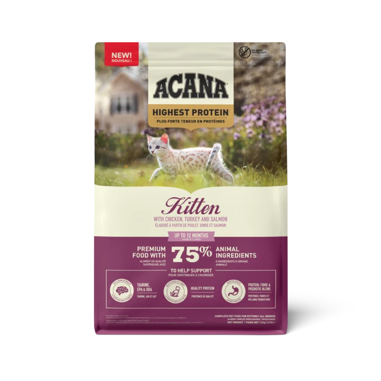 Сухий корм Acana Highest Protein Kitten з куркою для кошенят, 1.8 кг