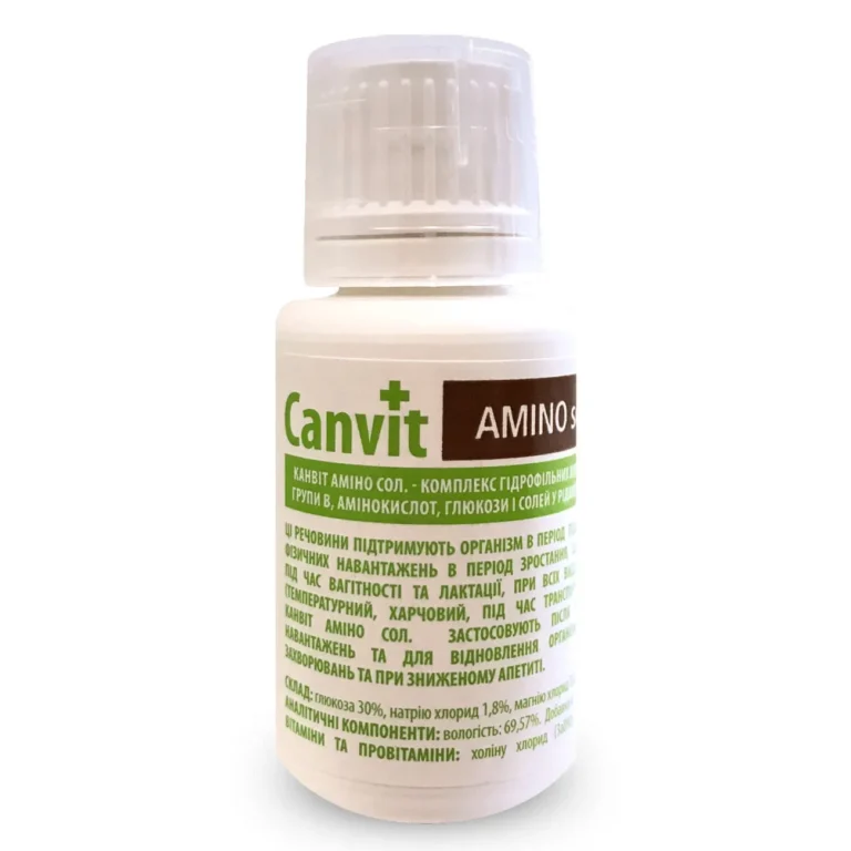 Вітаміни Canvit Amino Sol групи B для собак та котів