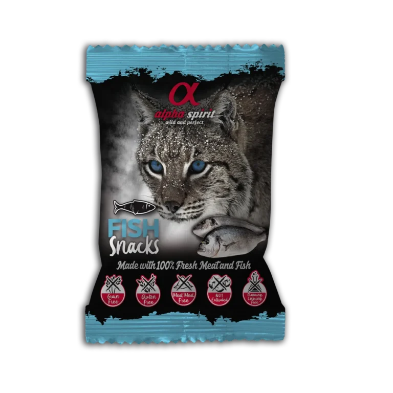 Ласощі Alpha Spirit снеки з рибою для котів, 50 г