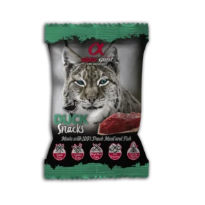 Ласощі Alpha Spirit снеки з качкою для котів, 50 г