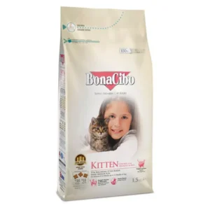 Сухий корм BonaCibo Kitten з куркою для кошенят