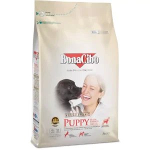 Сухий корм для цуценят BonaCibo Puppy High Energy Chicken & Rice with Anchovy з куркою, рисом і анчоусами