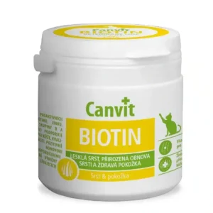 Біотин комплекс Canvit Biotin для шкіри та шерсті котів, 100 г