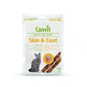 Функціональні ласощі Canvit Skin and Coat для шкіри та шерсті котів, 100 г