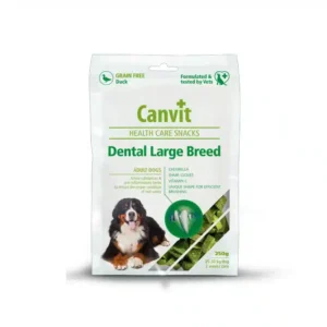 Ласощі Canvit Dental LB для чищення зубів для собак великих порід, 250 г