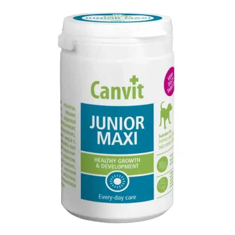 Вітаміни Canvit Junior Maxi для цуценят великих порід, 230 г