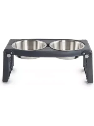 Миска Dexas Pet Feeder подвійна нержавіюча для тварин, 960 мл