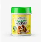 Вологі серветки ESPREE Aloe Ear Care для очищення вух собак, 60 шт