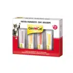 Бокс ювілейний з пастами GimCat PASTEN-PROBIERSET ZUM JUBILAUM для котів, 60 г (4 шт х 15 г)