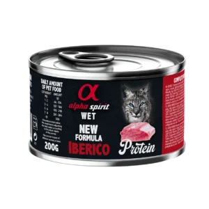 Вологий корм Alpha Spirit Iberico зі свининою для котів, 200 г