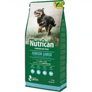 Сухий корм Nutrican для юніорів великих порід з куркою, 15 кг