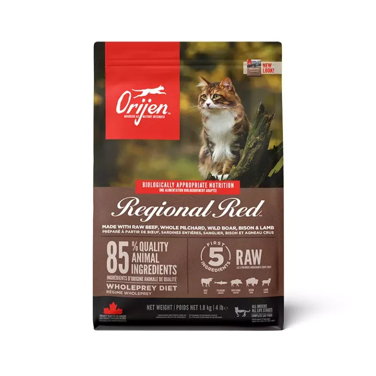 Корм для котів Orijen Regional Red Cat бичок, кабан, бізон, ягня, сардина