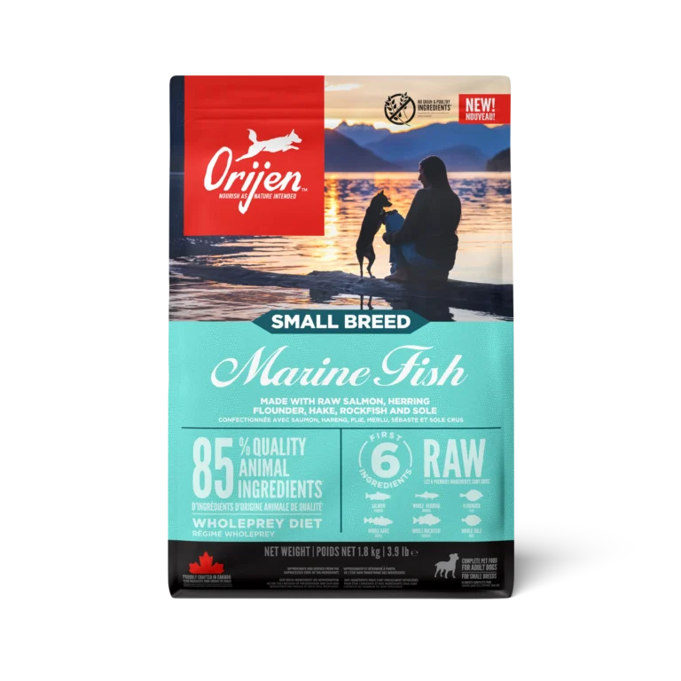 Корм для собак Orijen™ Small Breed Marine Fish, лосось, оселедець