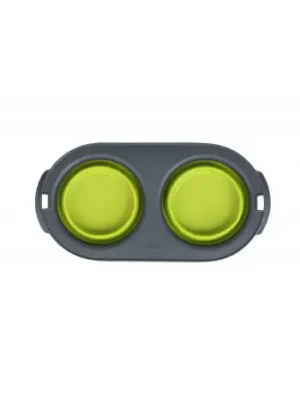 Миска Dexas Pet Feeder складна подвійна для тварин, 600 мл