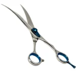 Изогнутые ножницы для стрижки собак Davis Extreme Edge BLUE Curved 8,5"